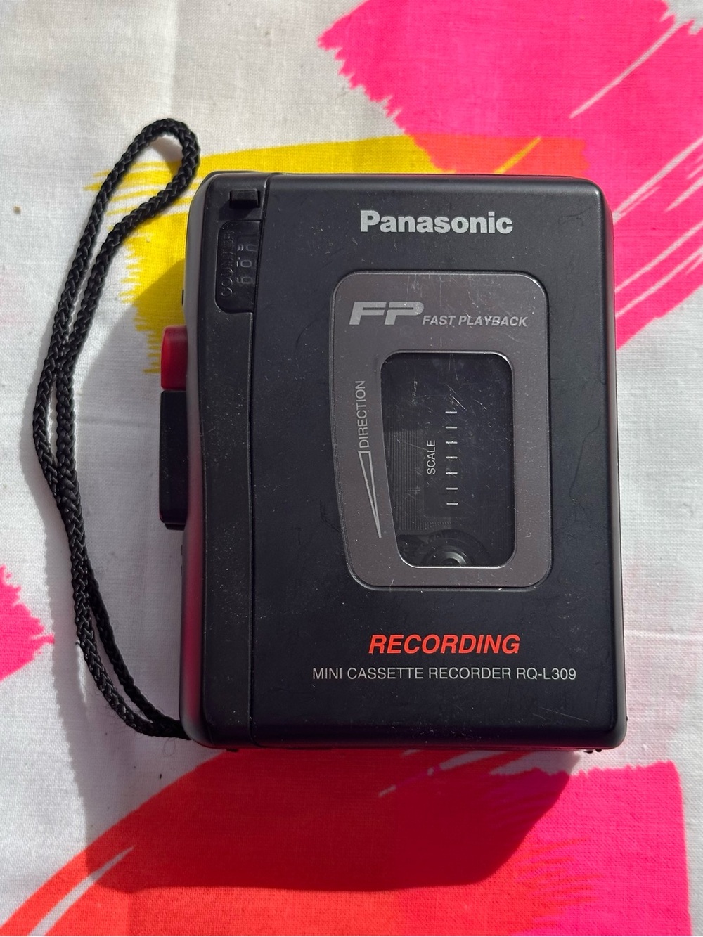 Panasonic RQ-L309 Mini Cassette Recorder / Dictaphone